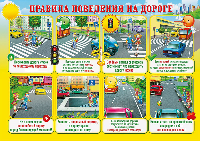 Правила безопасности на дорогах..